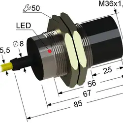 Индуктивный датчик Мега-К VB2-36M85-20N11-Z