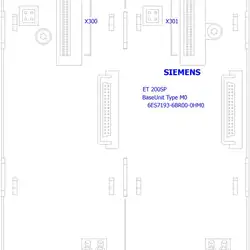 Базовый модуль M0 Siemens 6ES7193-6BR00-0HM0