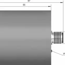 Индуктивный датчик СЕНСОР ВБИ-В55-55Р-2113-З
