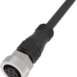 Разъем с кабелем маслостойкий LANBAO QE12-N5F2-U