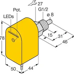 Датчик потока Sentinel PLSX-1/2G-VR6D-C2